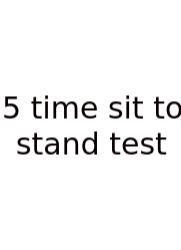 5 Time Sit To Stand Test