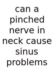 Can A Pinched Nerve In Neck Cause Sinus Problems