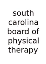 South Carolina Board Of Physical Therapy