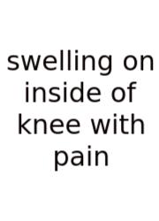 Swelling On Inside Of Knee With Pain