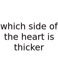 Which Side Of The Heart Is Thicker